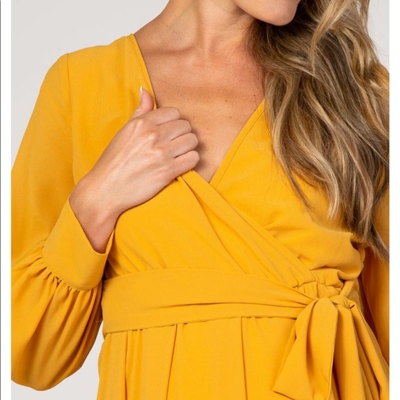 Pinkblush Yellow Tie Dress - Picture 5 of 16